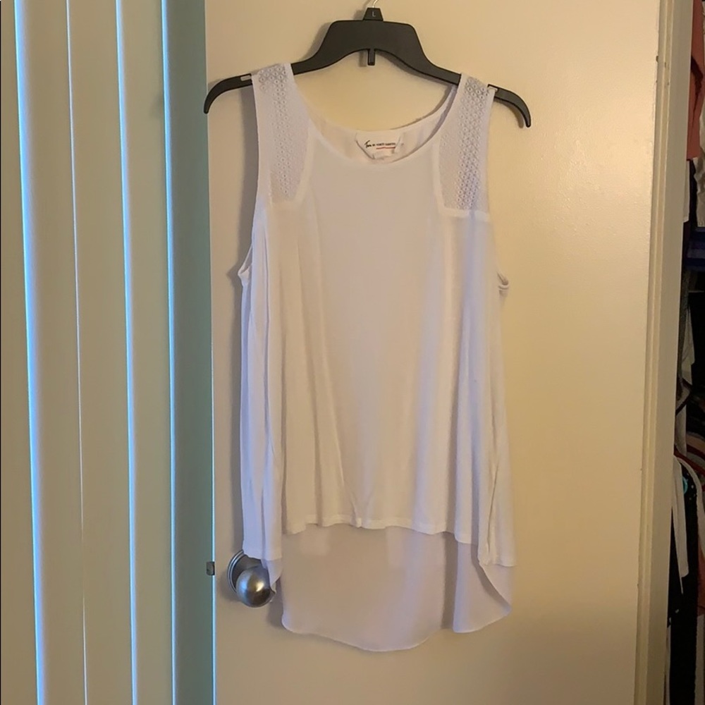 White Tank Top - L&T